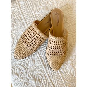 Never worn Boho mules